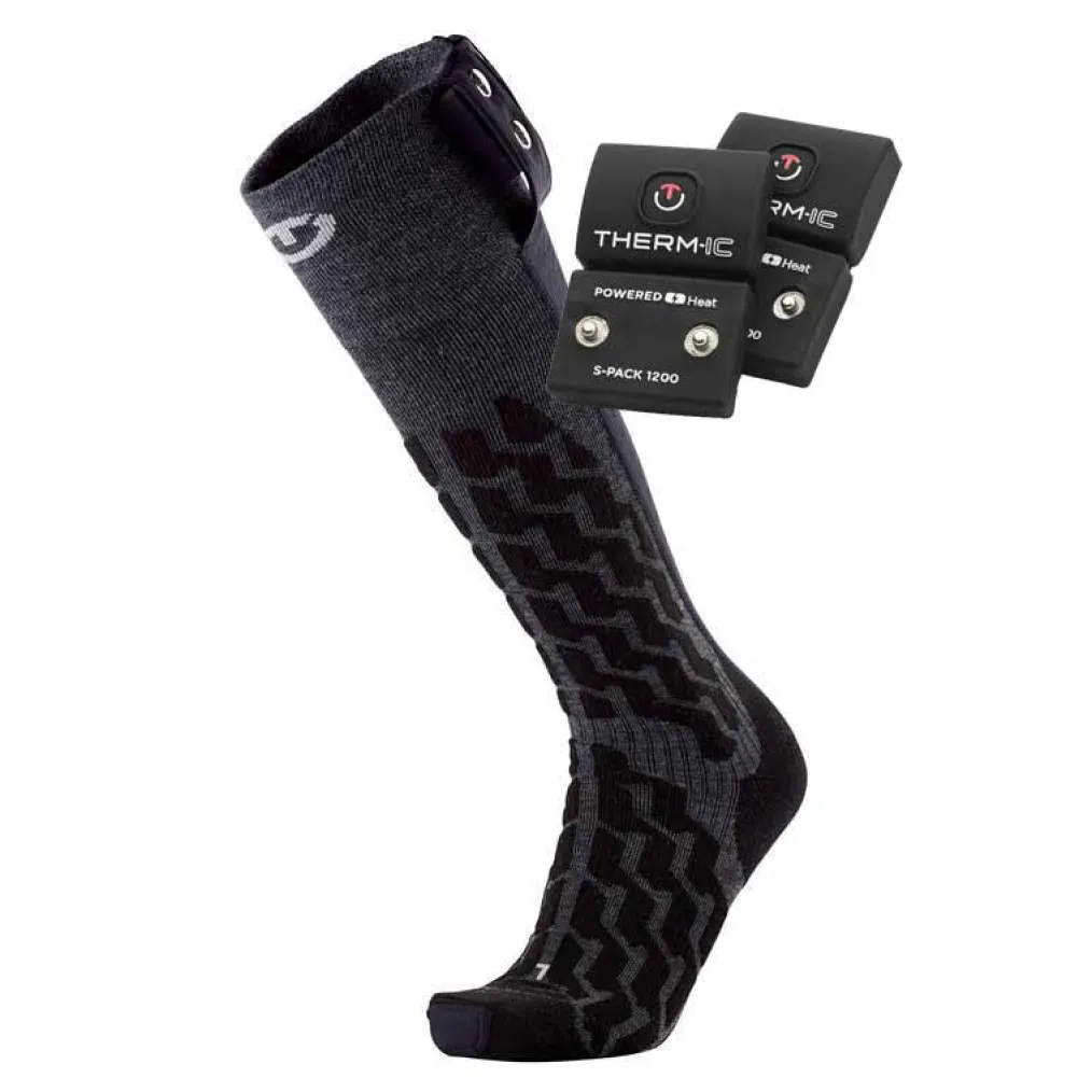 Bundle - Heated ski socks Heat Fusion Uni ND + S-Pack 1200