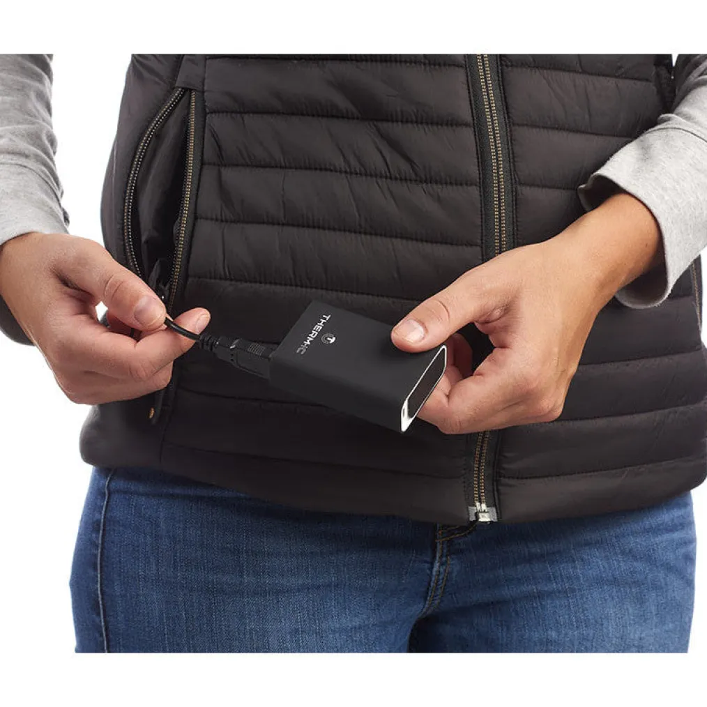 Heated jacket women black