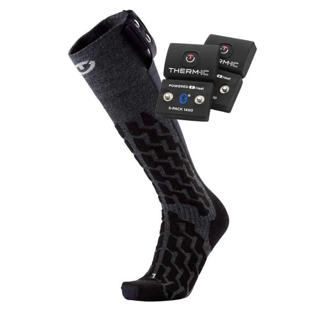 Bundle - heated ski socks Heat Fusion Uni + S-Pack 1400B