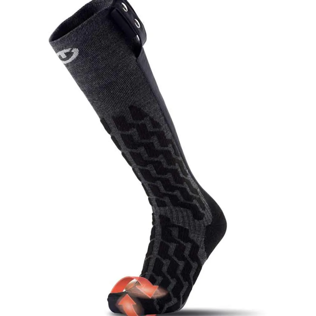 Heated ski socks - Powersocks Heat Fusion Uni - unisex