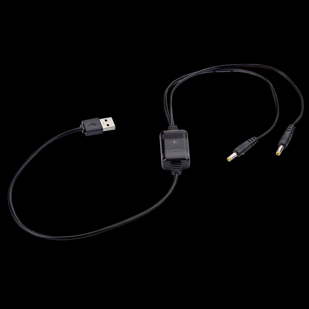 USB charging cable for heated insoles