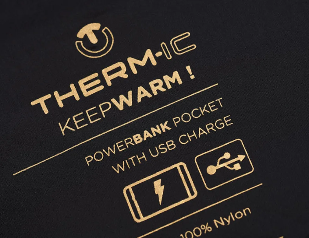 Heated jacket men black