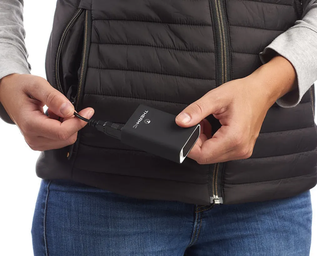 Heated jacket men black